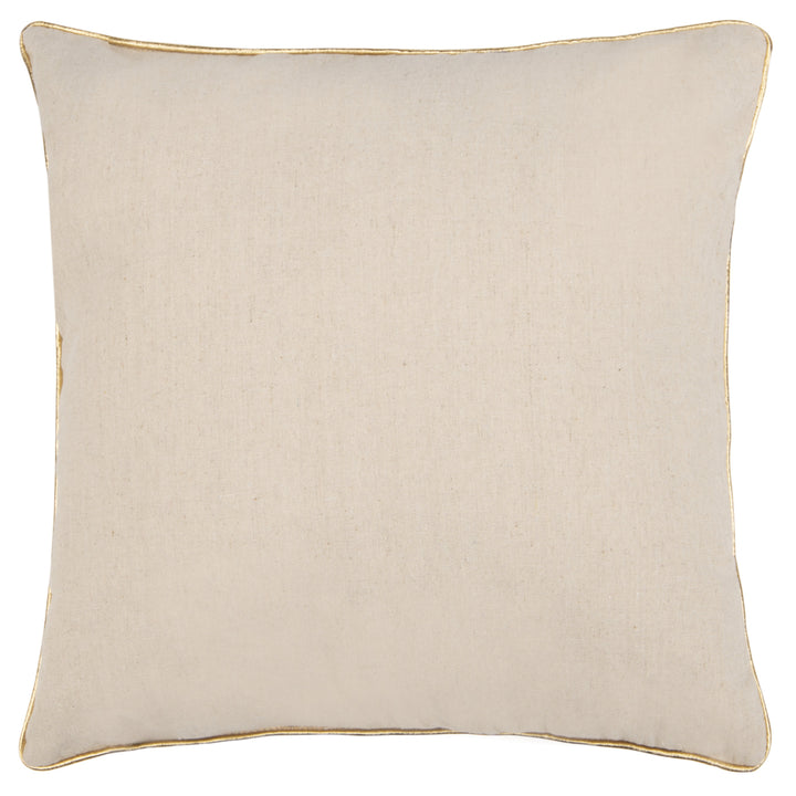 SAFAVIEH Cold Outside Pillow Beige / Gold Image 4
