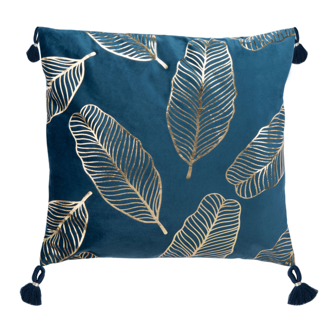 SAFAVIEH Darlia Pillow Dark Blue Image 2