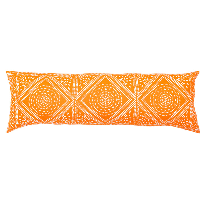 SAFAVIEH Valenti Pillow Orange / White Image 2