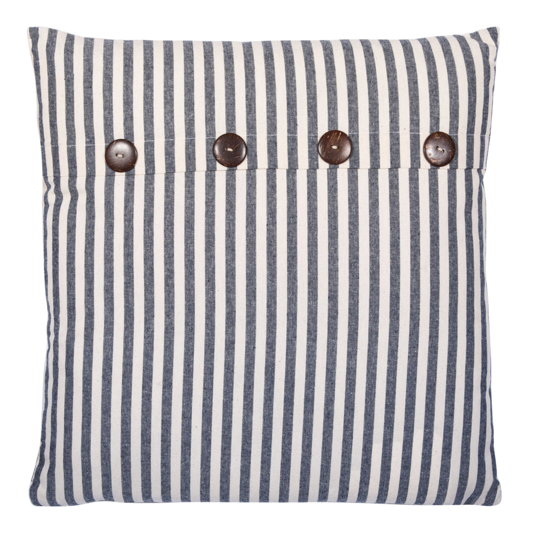 SAFAVIEH Kensing Pillow Navy / White Image 2