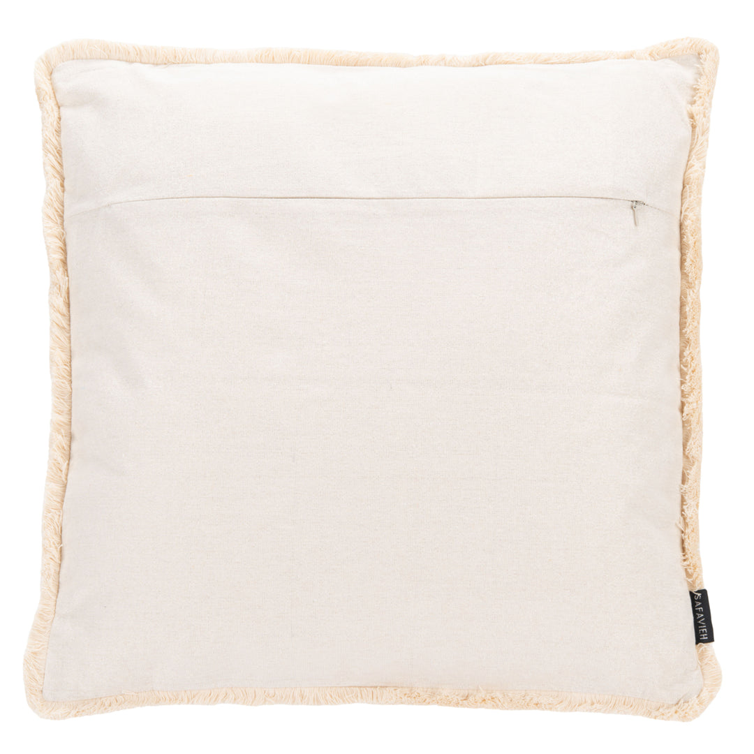 SAFAVIEH Rinley Pillow Grey / White Image 4