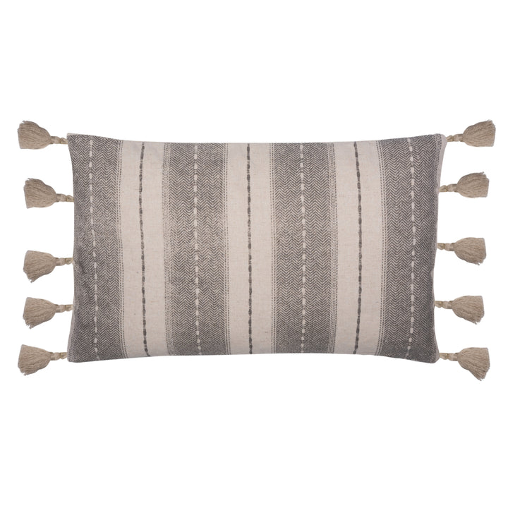 SAFAVIEH Samerin Pillow Grey / Beige Image 2