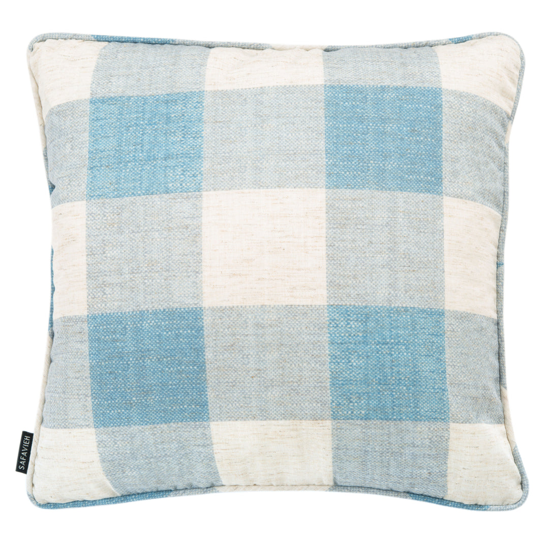 SAFAVIEH Fernla Pillow Blue / White Image 2