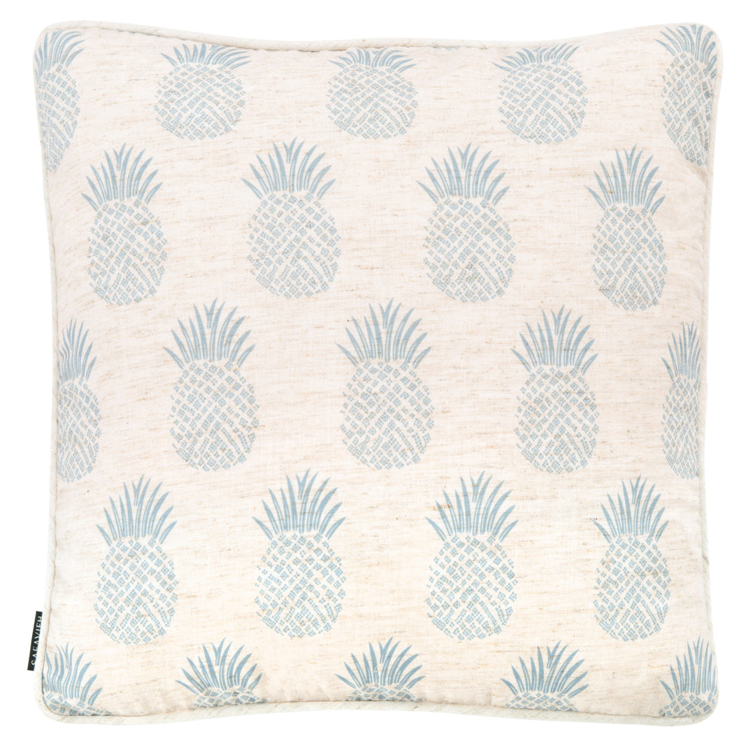 SAFAVIEH Brillen Pillow Blue / White Image 2