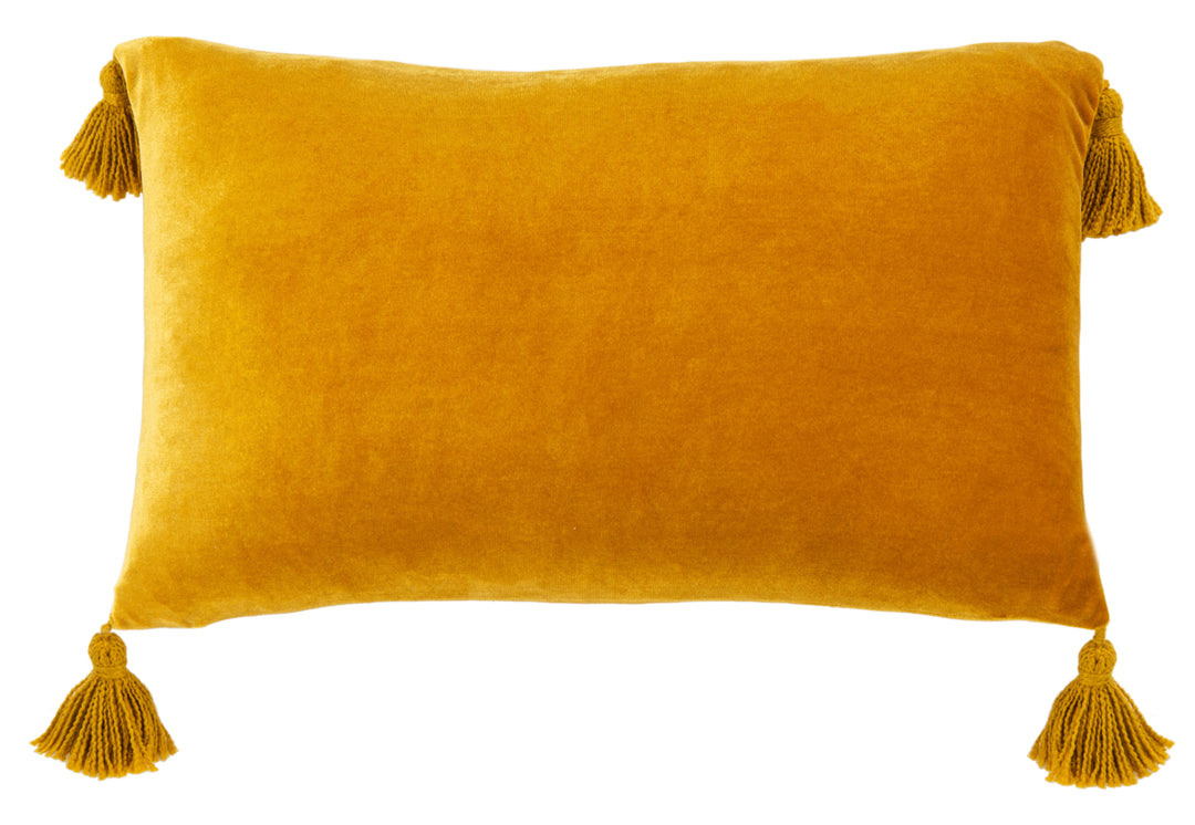 SAFAVIEH Amberlin Pillow Mustard Image 3