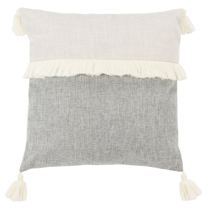 SAFAVIEH Demli Pillow Grey / White Image 2