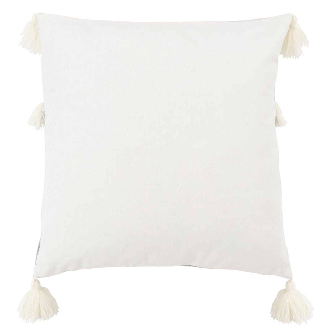 SAFAVIEH Demli Pillow Grey / White Image 3