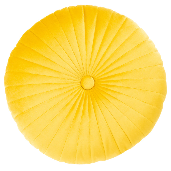 SAFAVIEH Vallory Round Pillow Yellow Image 2