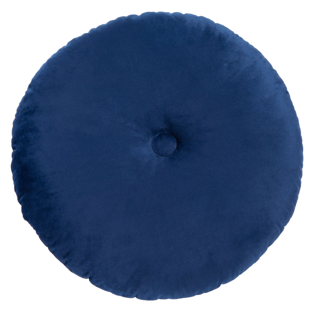 SAFAVIEH Vallory Round Pillow Navy Image 4