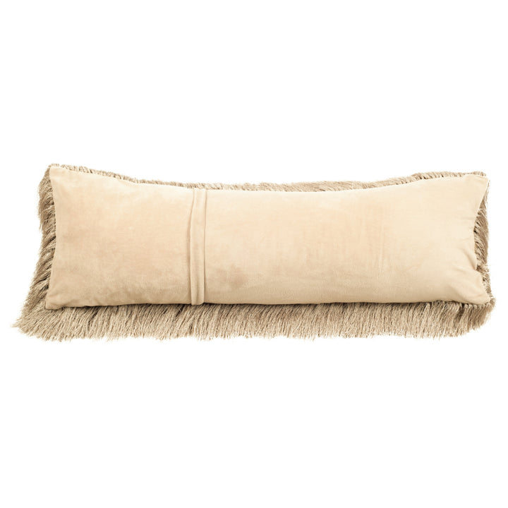 SAFAVIEH Chic Shag Pillow Beige Image 3