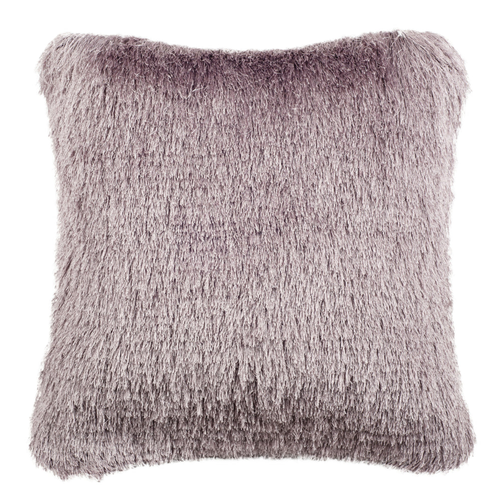 SAFAVIEH Venice Shag Pillow Lilac Image 2