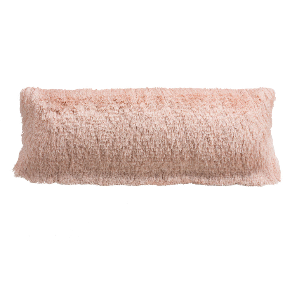 SAFAVIEH Cali Shag Pillow Blush Image 2