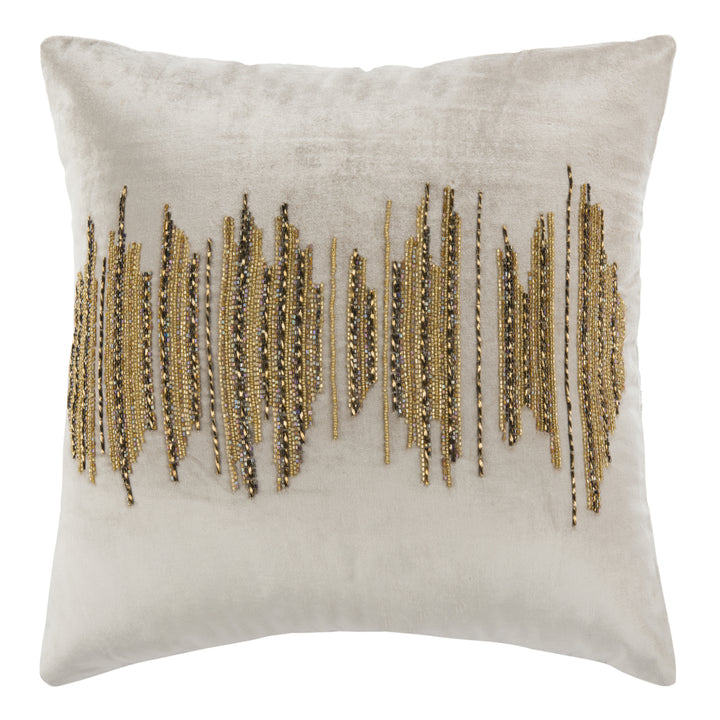 SAFAVIEH Deston Darling Pillow Beige / Gold Image 3