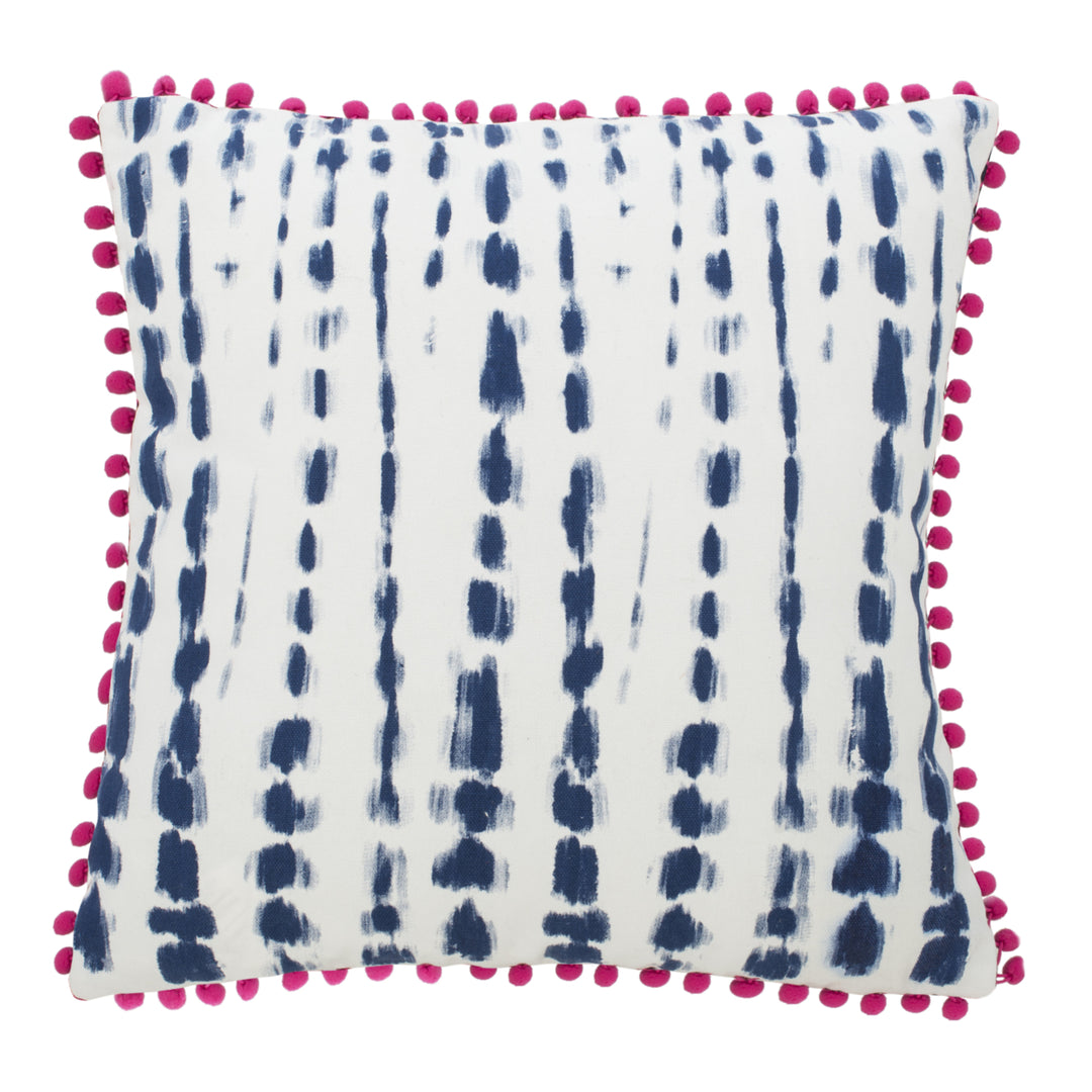 SAFAVIEH Atalia Pillow Pink / Cream / Navy Image 2