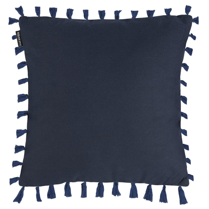 SAFAVIEH Marni Pillow Navy / Creme Image 4