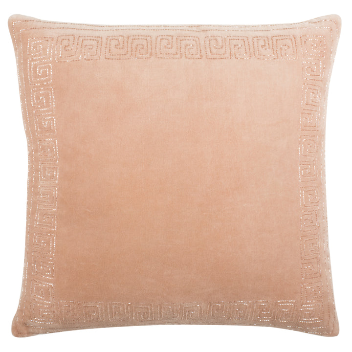 SAFAVIEH Moroccan Border Pillow Blush Image 2