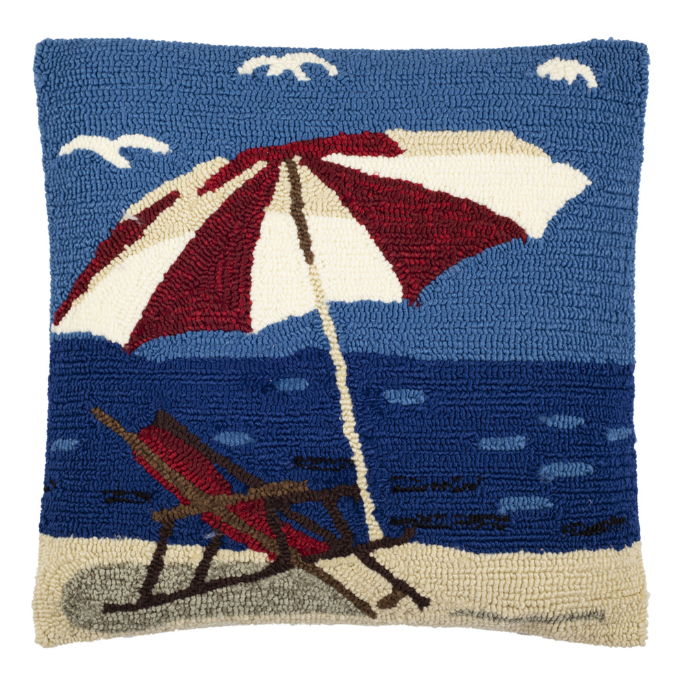 SAFAVIEH Beach Lounge Pillow Set of 2 Marine Red Image 2