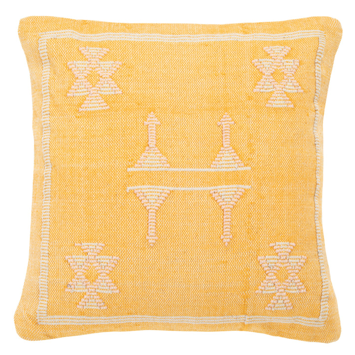 SAFAVIEH Kiba Pillow Mustard Image 2