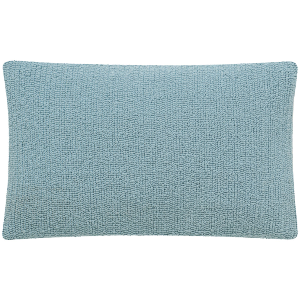 SAFAVIEH Soleil Solid Pillow Set of 2 Marine Baby Blue Image 2