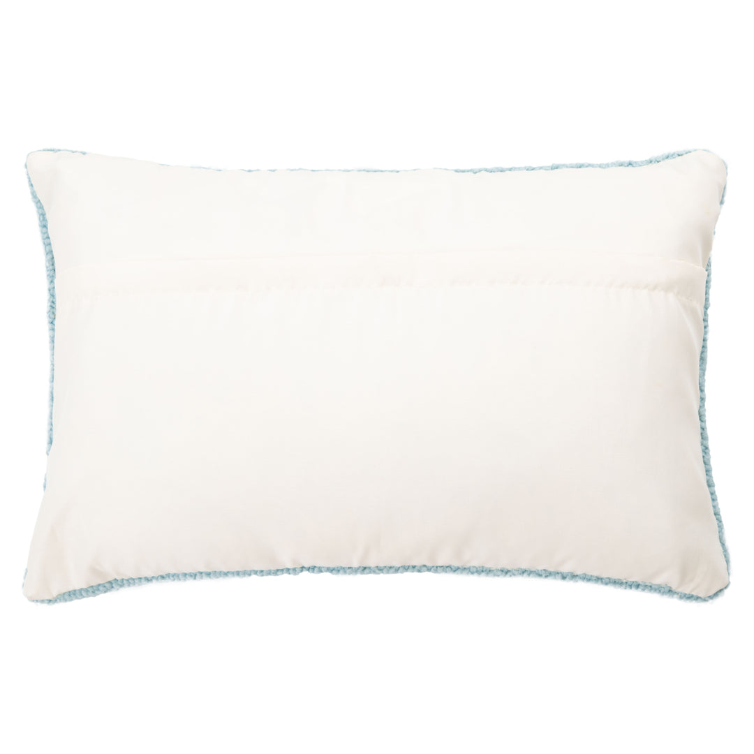SAFAVIEH Soleil Solid Pillow Set of 2 Marine Baby Blue Image 3