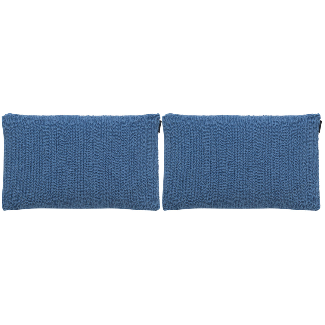 SAFAVIEH Soleil Solid Pillow Set of 2 Light Marine Blue Image 4