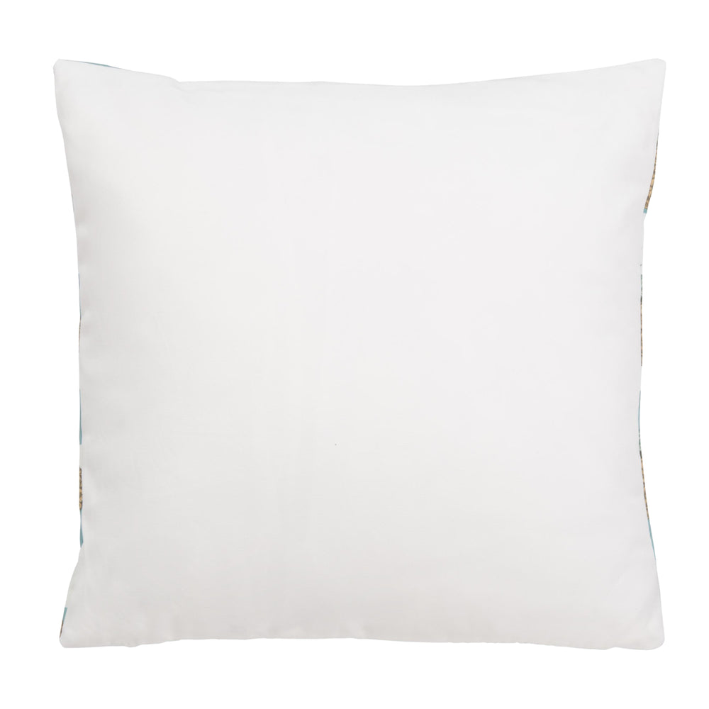 SAFAVIEH Indoor / Outdoor Pari Pineapple Pillow Teal / White Image 2