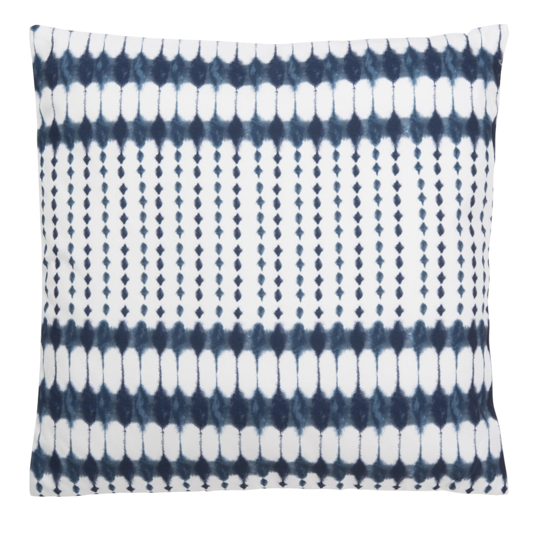 SAFAVIEH Indoor / Outdoor Kenza Pillow Navy / White Image 3