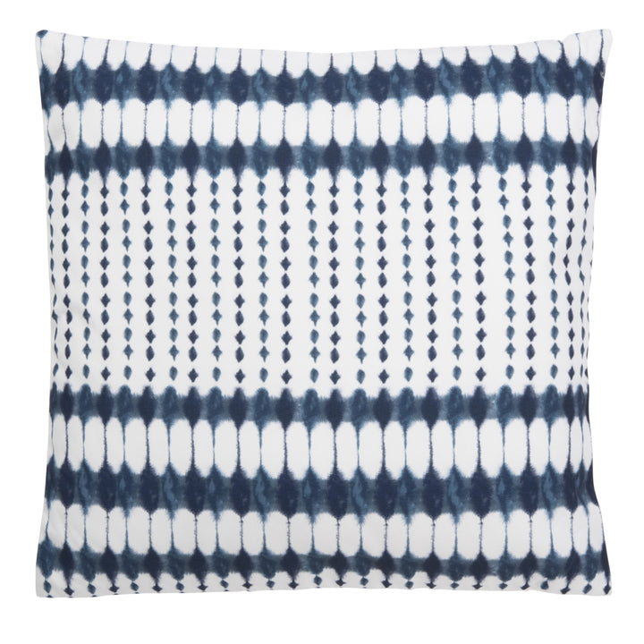 SAFAVIEH Indoor / Outdoor Kenza Pillow Navy / White Image 3