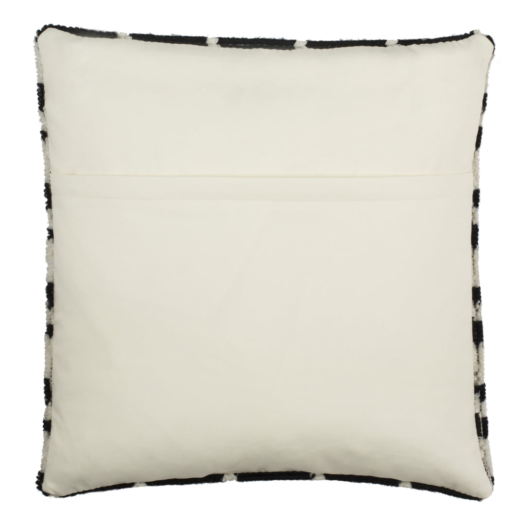 SAFAVIEH Hanne Houndstooth Pillow Black / White Image 3