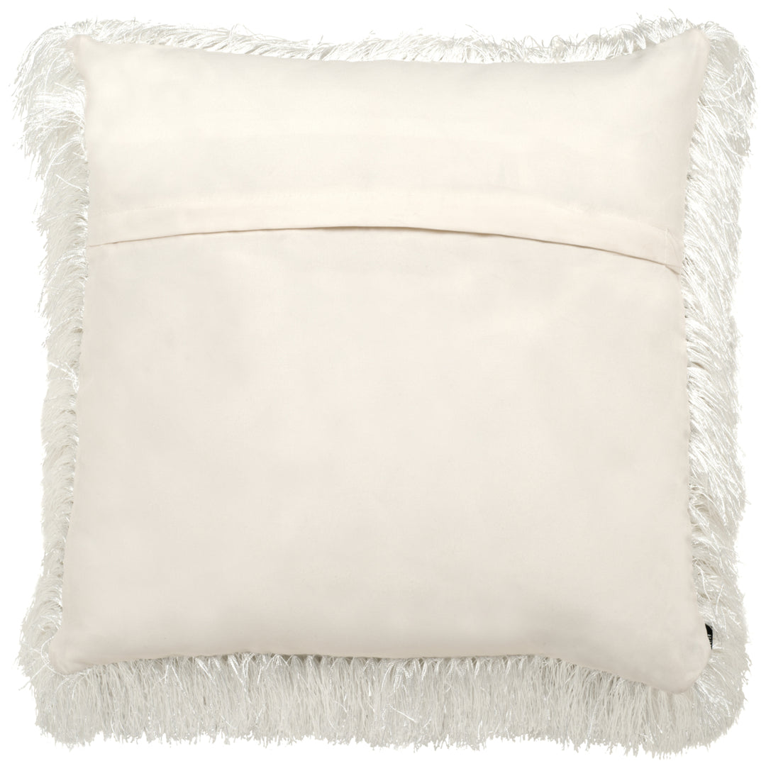 SAFAVIEH Indoor / Outdoor Shag Pillow Pearl Image 4