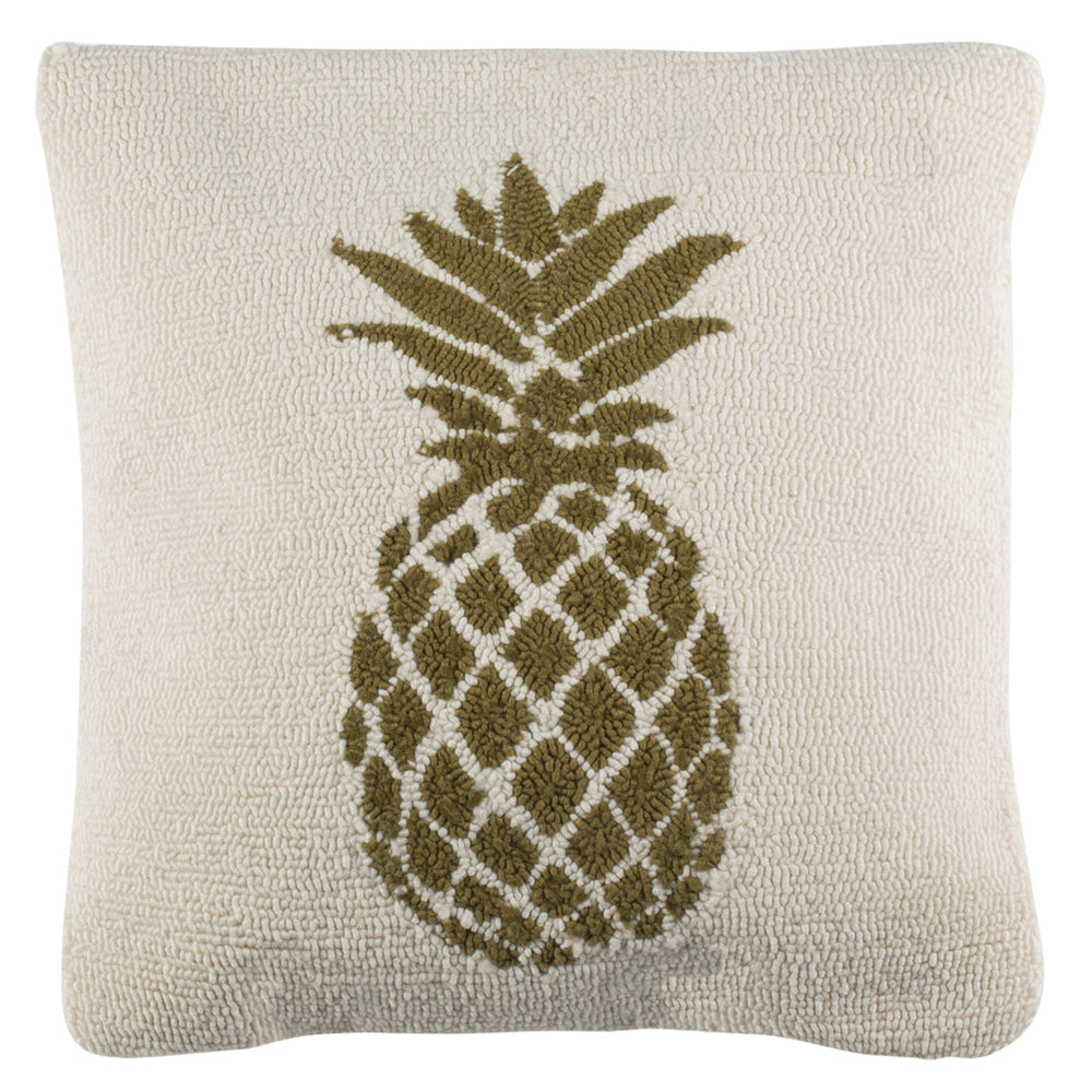 SAFAVIEH Pure Pineapple Pillow Gold / White Image 2