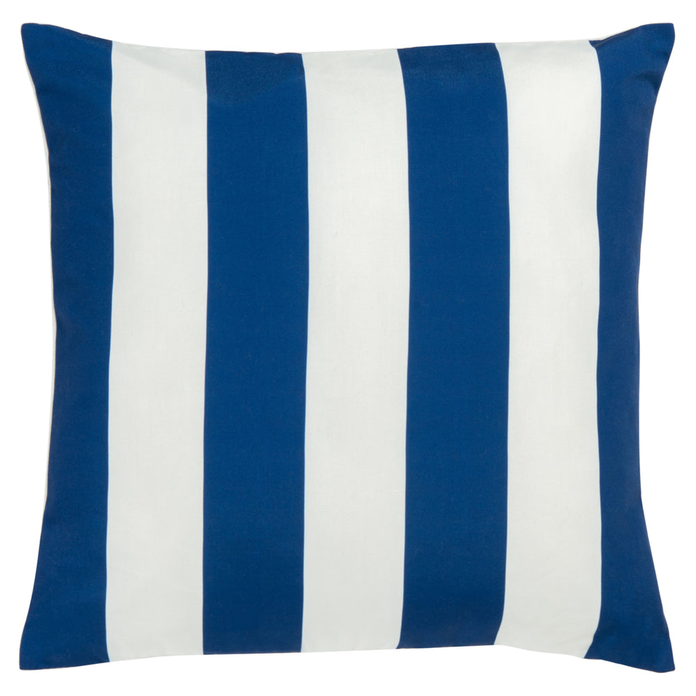 SAFAVIEH Macie Stripe Outdoor Pillow Navy Image 2