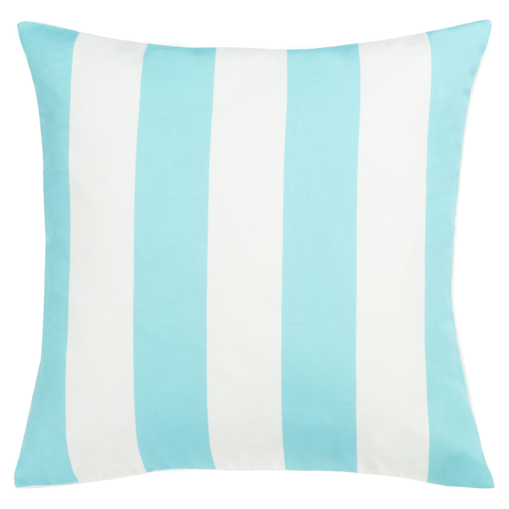 SAFAVIEH Macie Stripe Outdoor Pillow Light Blue Image 2