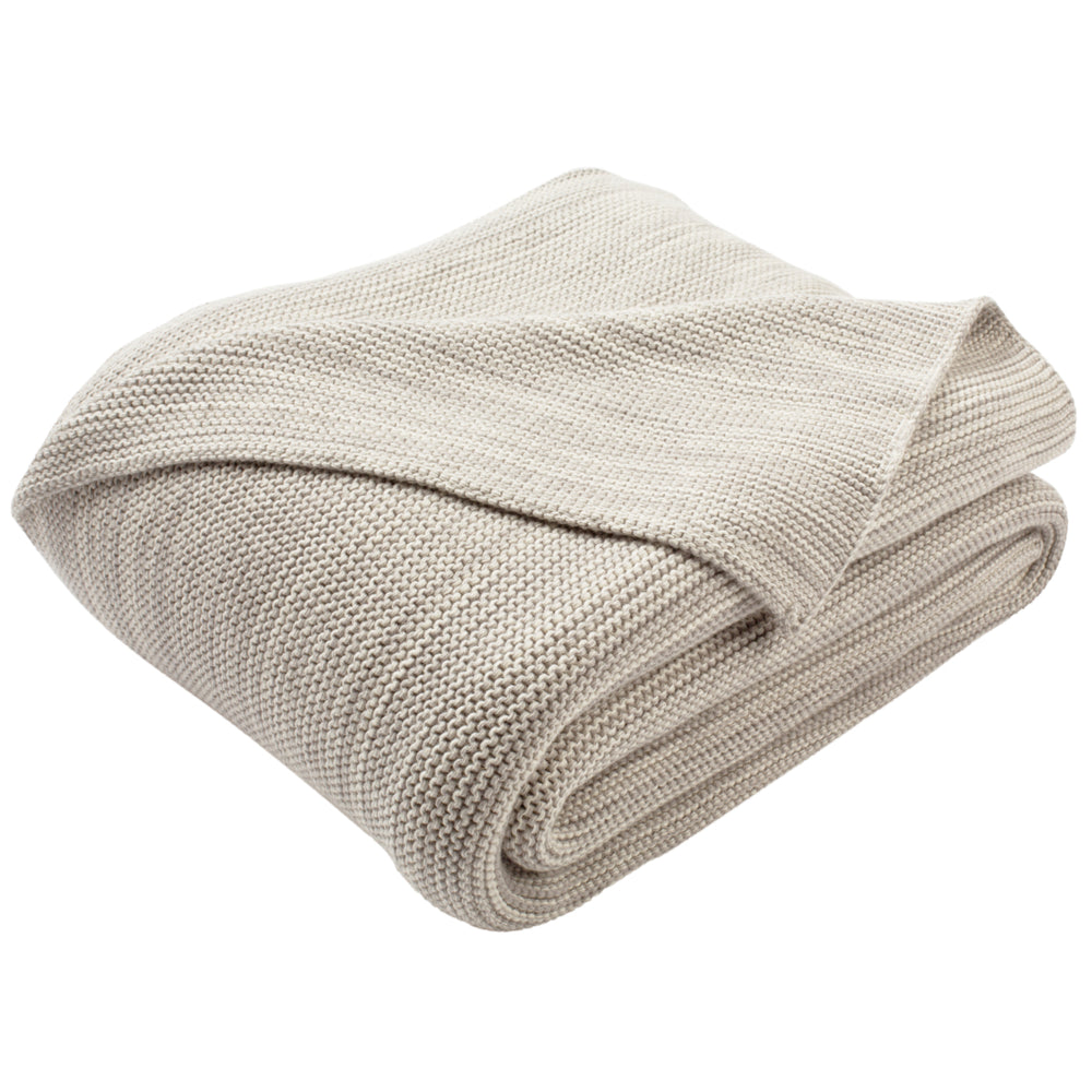 SAFAVIEH Loveable Knit Throw Blanket Grey Image 2
