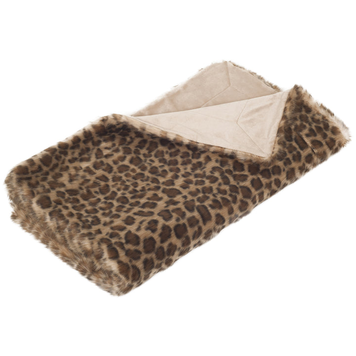 SAFAVIEH Leopard Print Throw Blanket Leopard Image 2