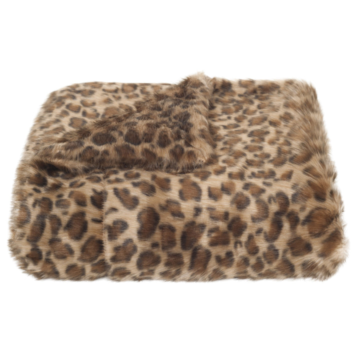 SAFAVIEH Leopard Print Throw Blanket Leopard Image 3