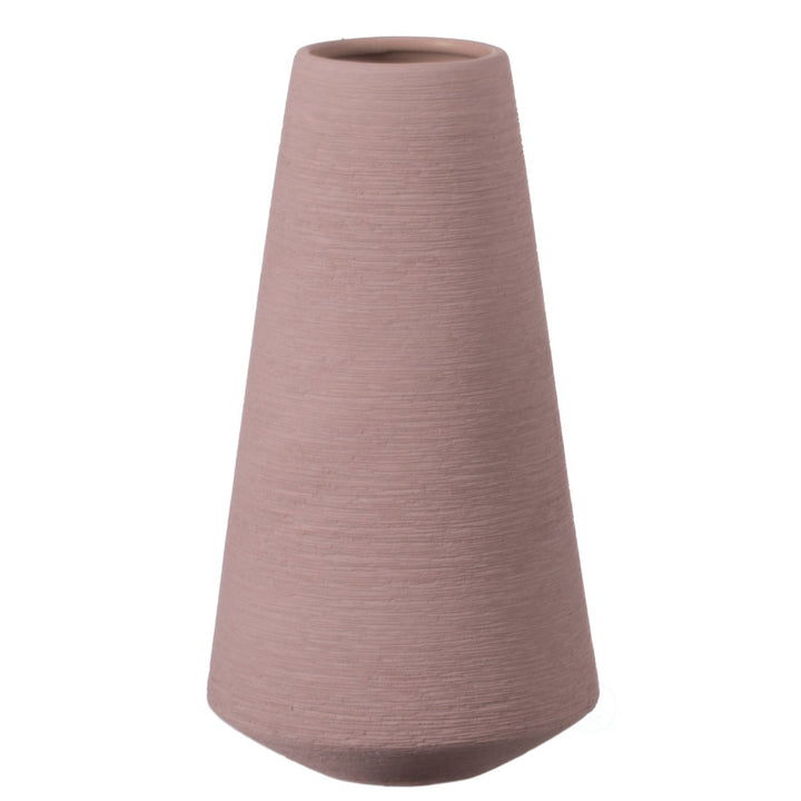 Ceramic Round Cone Table Vase Modern Centerpiece for Flowers and Filler Image 3