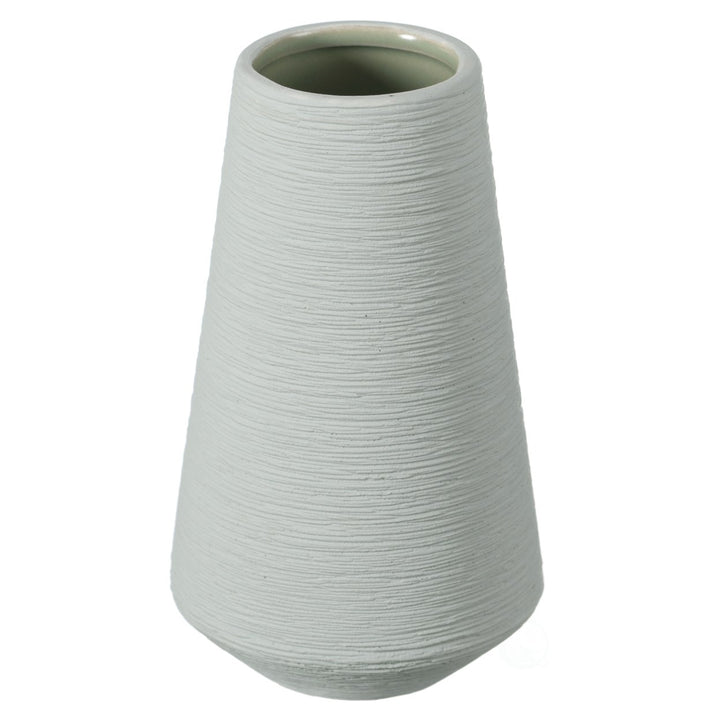 Decorative Ceramic Round Cone Shape Centerpiece Table Vase Image 5