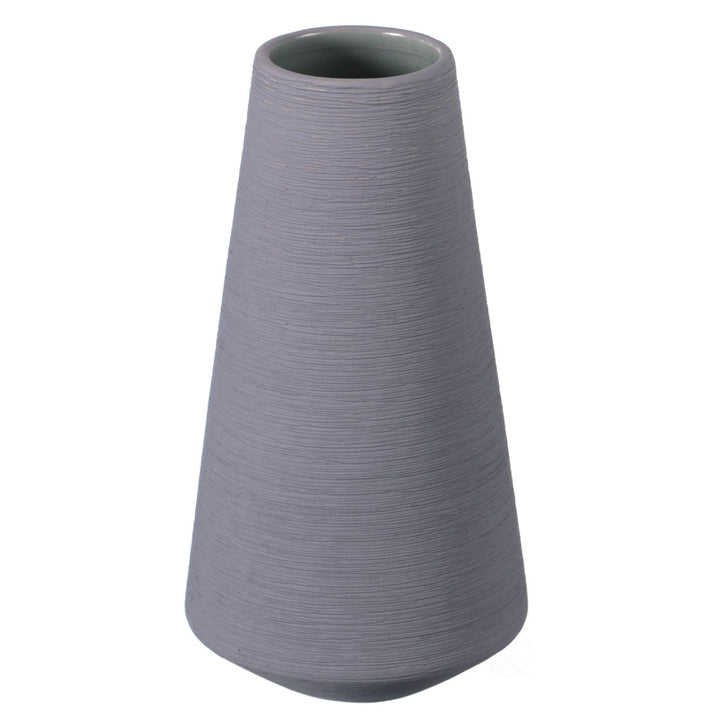 Decorative Ceramic Round Cone Shape Centerpiece Table Vase Image 7