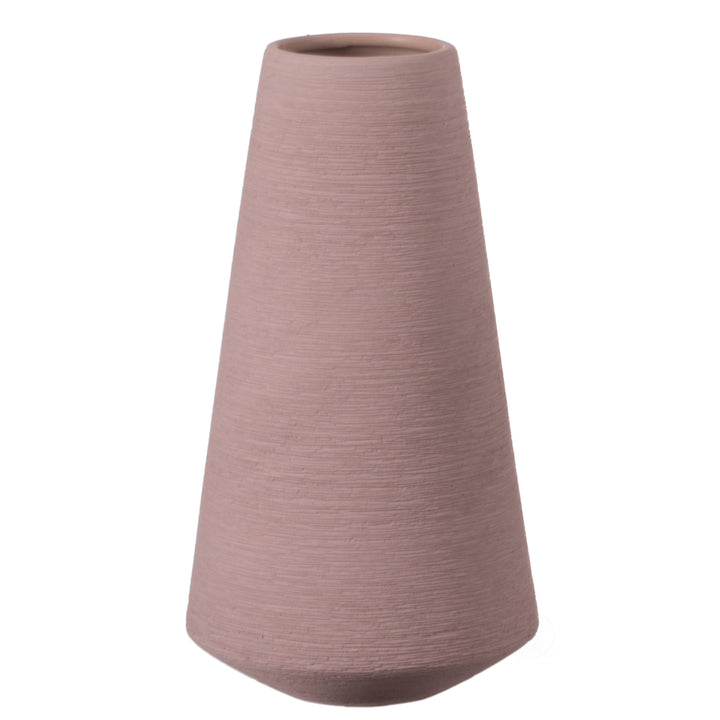 Ceramic Round Cone Table Vase Modern Centerpiece for Flowers and Filler Image 8