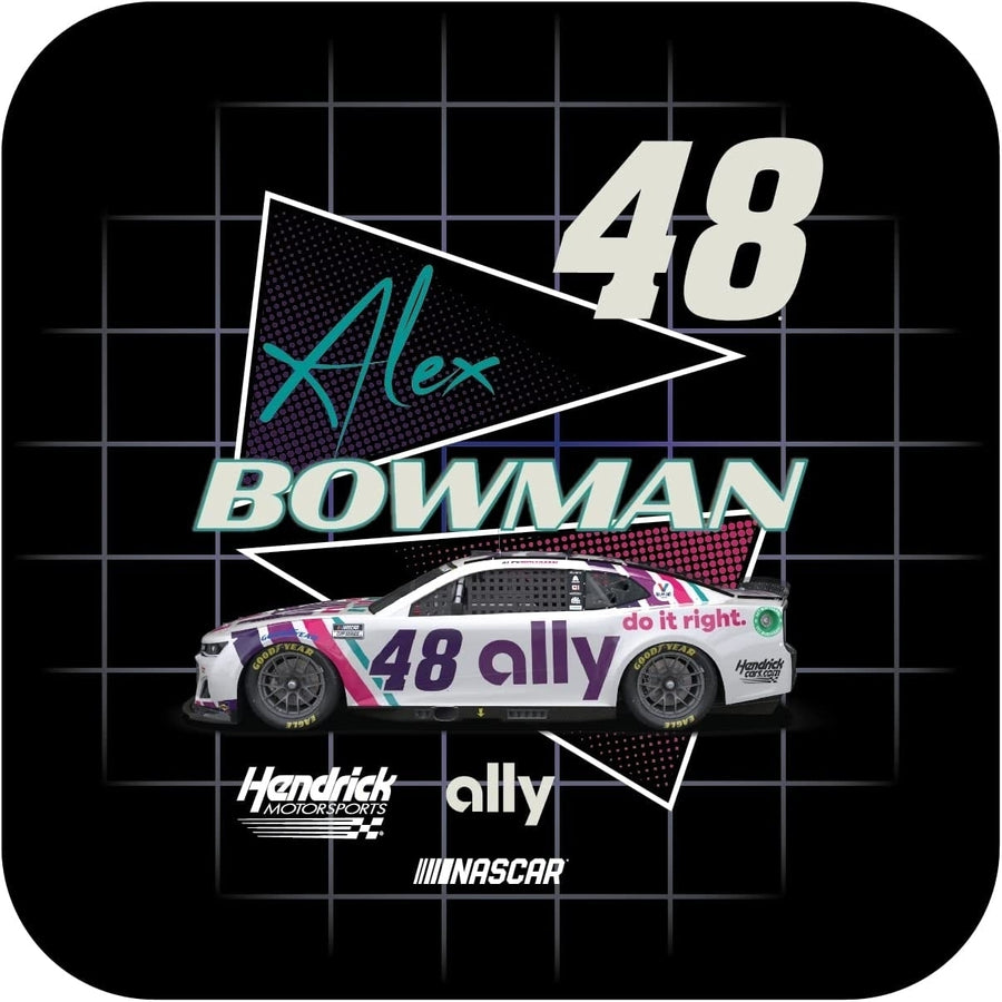 Nascar 48 Alex Bowman 4-Inch Vinyl Decal Sticker Retro Design Image 1