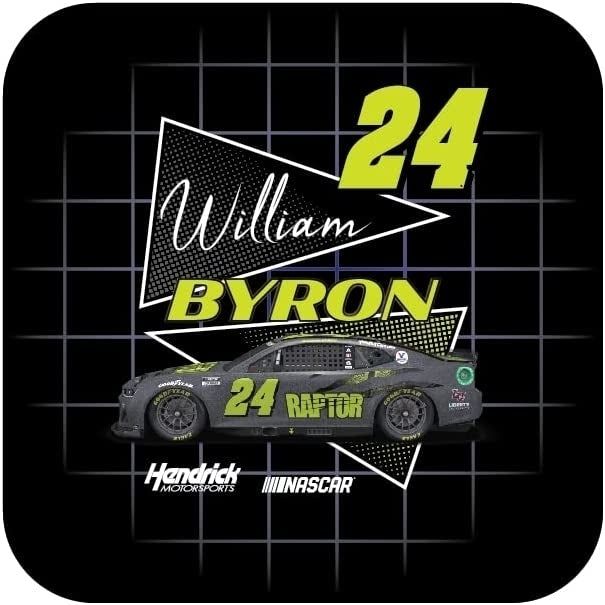 Nascar 24 William Byron 4-Inch Vinyl Decal Sticker Retro Design Image 1