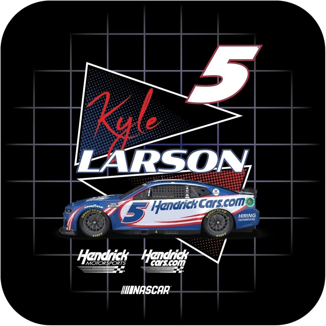 Nascar 5 Kyle Larson 4-Inch Vinyl Decal Sticker Retro Design Image 1