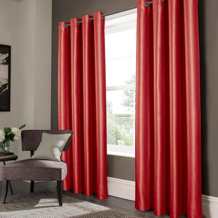 2-Panel: Lido Matte Embossed Thermal Blackout Bedroom Window Grommet Curtain Panel Pair 84" Image 8