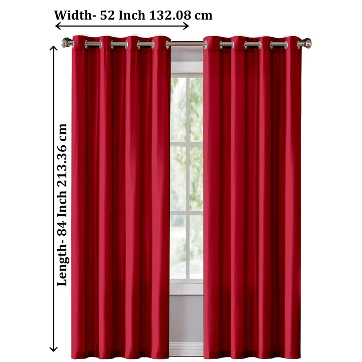 2-Panel: Lido Matte Embossed Thermal Blackout Bedroom Window Grommet Curtain Panel Pair 84" Image 12