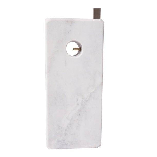 Arco Floor Lamp - Marble Cube Base - White Image 4