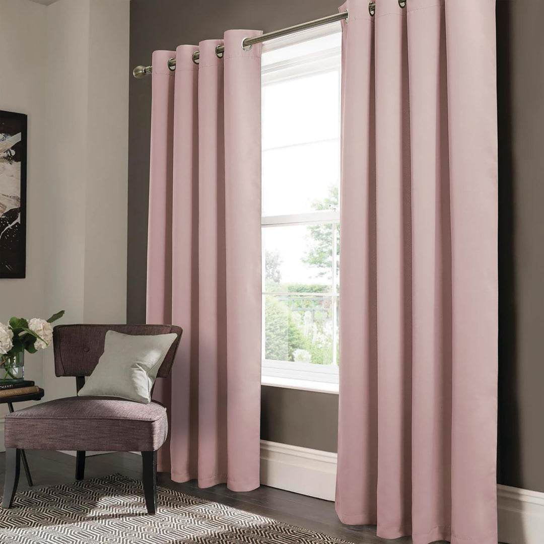 2-Panel Anchorage Thermal Insulated Blackout Grommet Window Drapes Curtain Panel Pair 84" Image 5