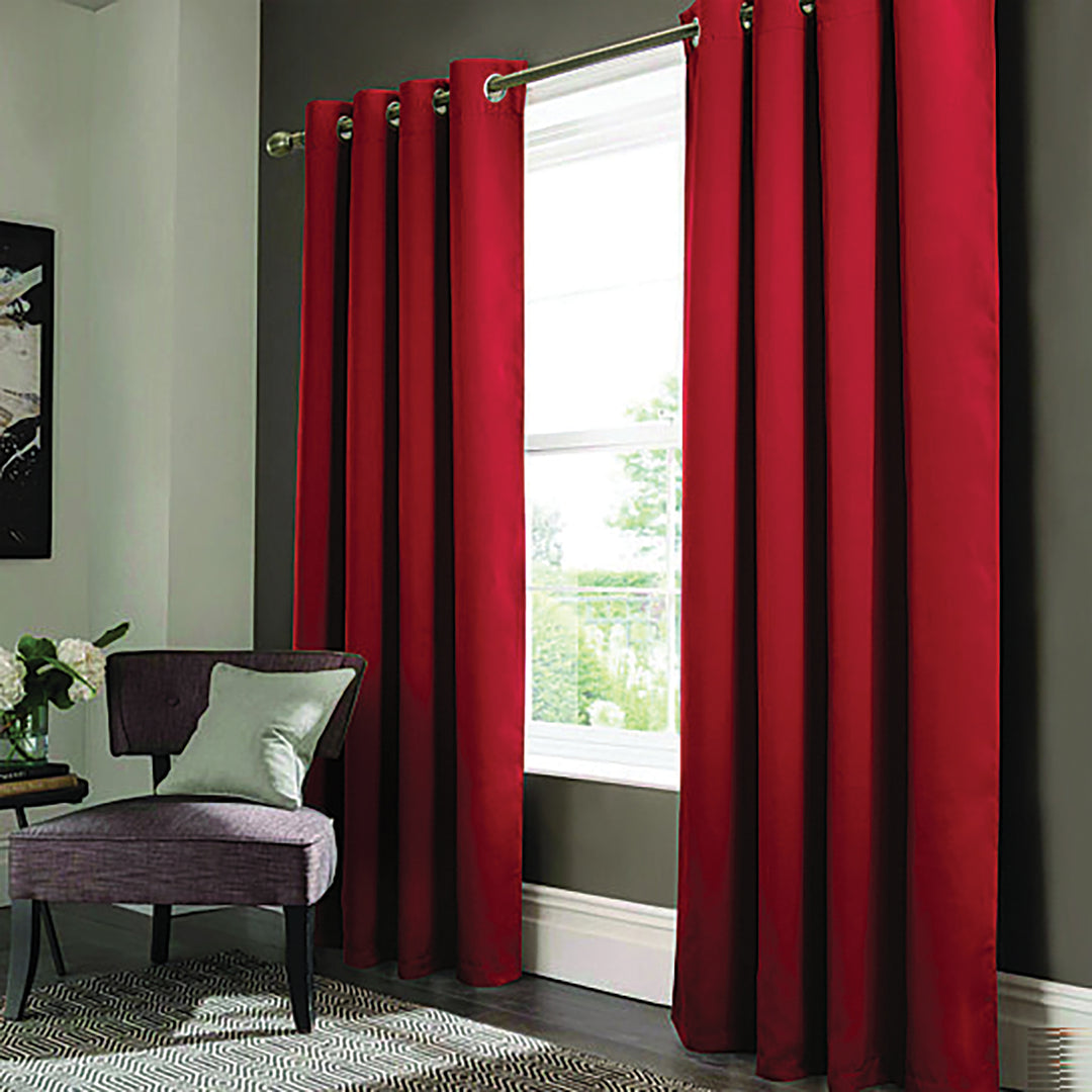 2-Panel Anchorage Thermal Insulated Blackout Grommet Window Drapes Curtain Panel Pair 84" Image 8