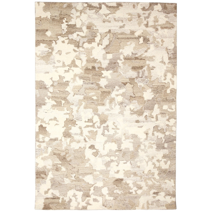 Liora Manne Hana Abstract Wool Area Rug Indoor Natural Hand-Tufted 5x8 Image 11