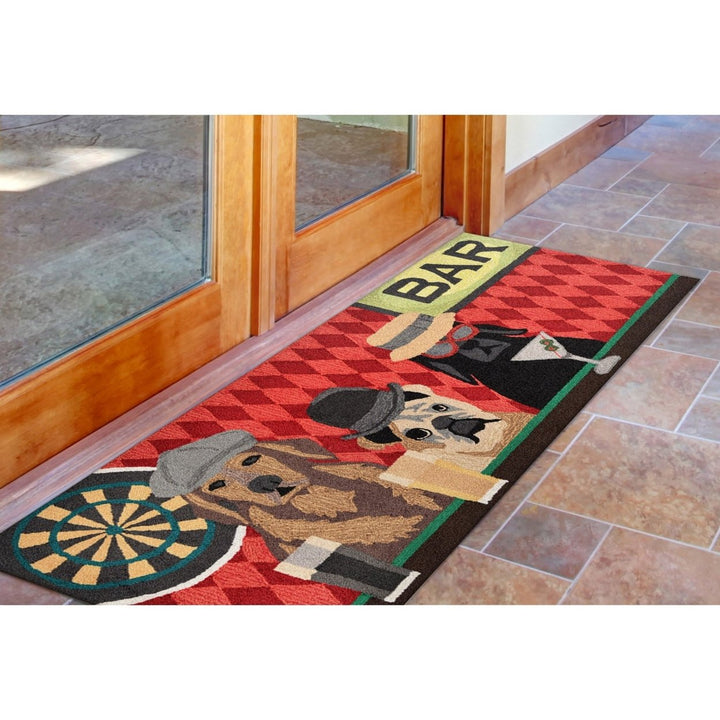 Liora Manne Frontporch Bar Patrol Indoor Outdoor Area Rug 80% Polyester 20% Acrylic Image 9